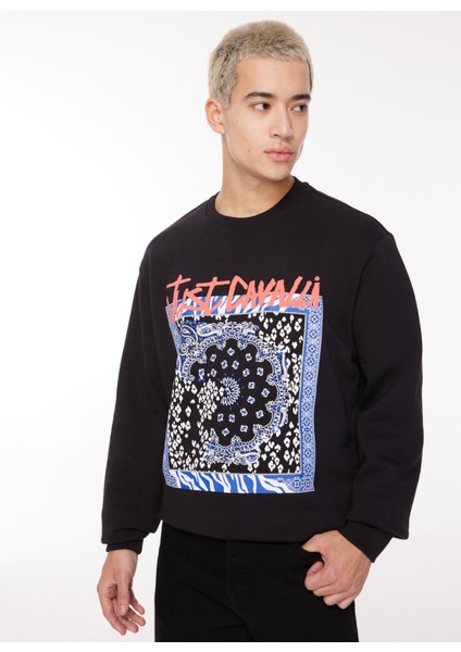 Bisiklet Yaka Siyah Erkek Sweatshırt 75OAIF04 fiyatları