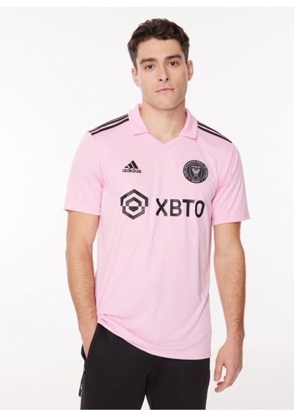 Pembe Erkek Bisiklet Yaka Forma JE9701-MESSI 10 Inter Mıamı Jersey