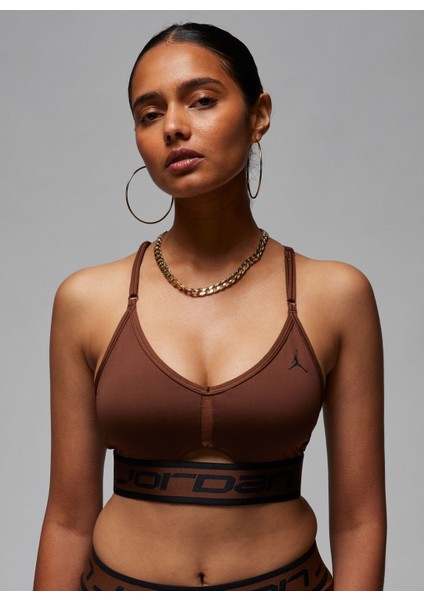 Kahve Sporcu Sütyeni FB4095-259-W J Spt Logo Bra