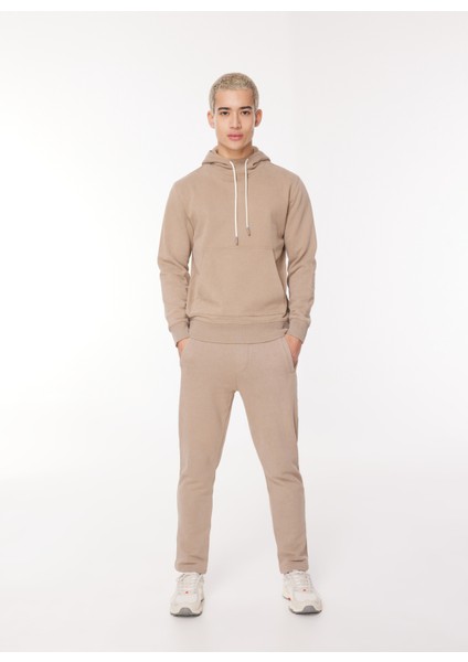 Kapüşon Yaka Kahve Erkek Sweatshırt FI2545SS