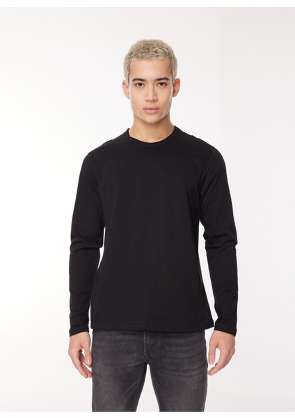 Bisiklet Yaka Siyah Erkek T-Shirt TI2547SS fiyatları