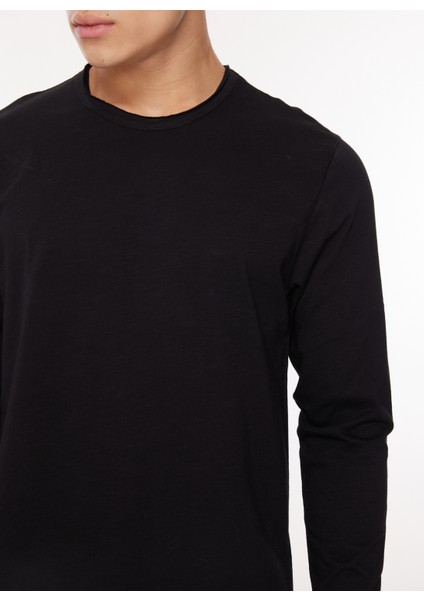 Bisiklet Yaka Siyah Erkek T-Shirt TI2547SS fırsatları