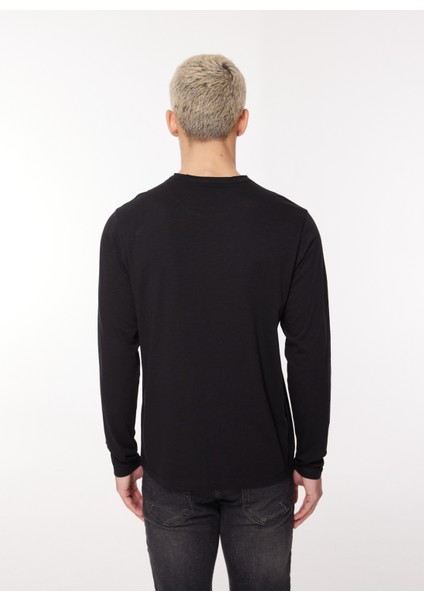 Bisiklet Yaka Siyah Erkek T-Shirt TI2547SS indirimleri