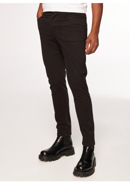 Normal Bel Normal Paça Slim Fit Siyah Erkek Pantolon PSI1153SS modelleri