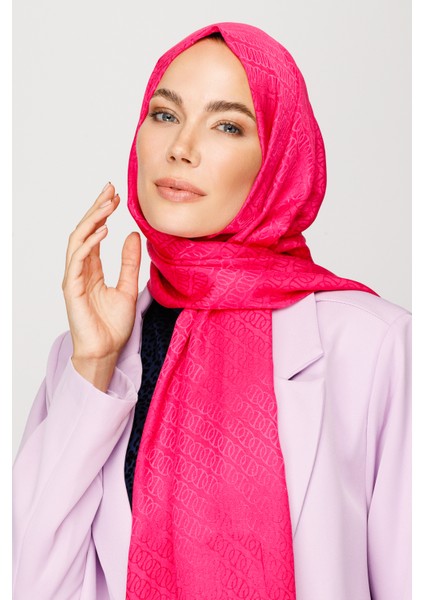 Forever Desen Parlak Jakar Şal