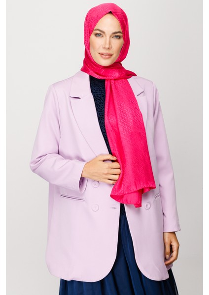 Forever Desen Parlak Jakar Şal modelleri