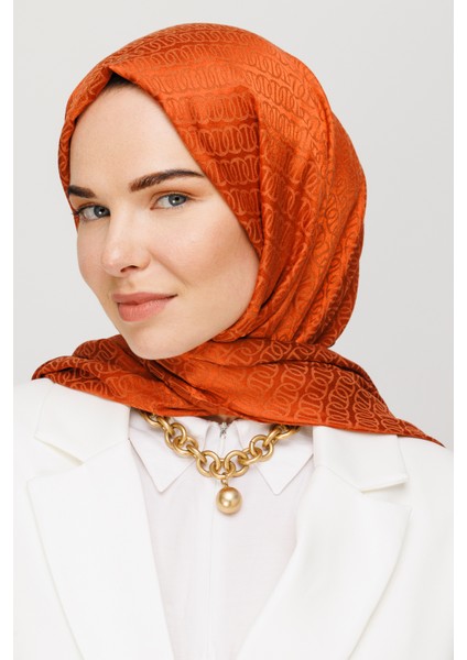 Forever Desen Parlak Jakar Şal
