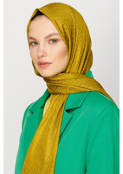 Forever Desen Parlak Jakar Şal