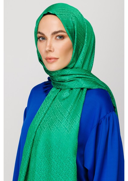 Forever Desen Parlak Jakar Şal