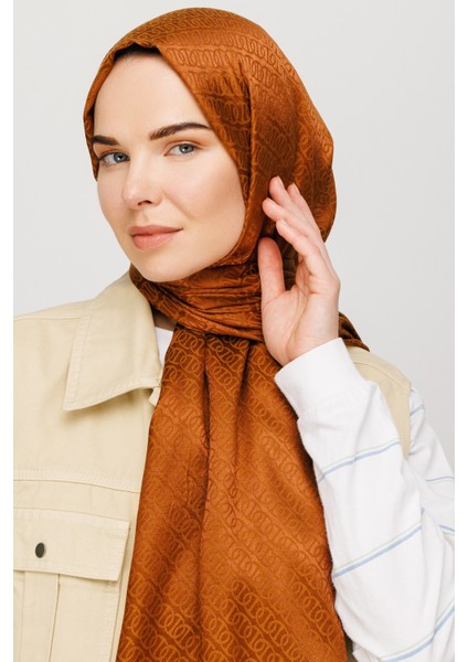 Forever Desen Parlak Jakar Şal modelleri