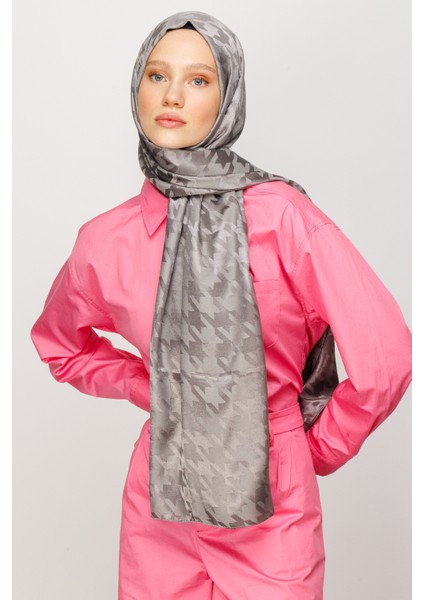 Kazayağı Desen Parlak Jakar Şal fiyatları