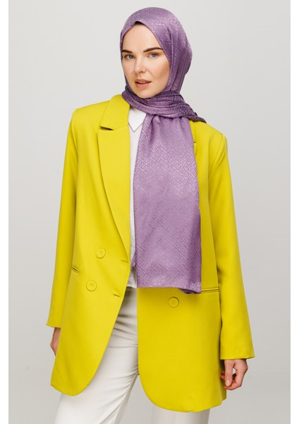 Forever Desen Parlak Jakar Şal