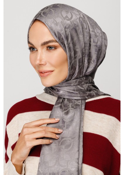 Longar Desen Parlak Jakar Şal modelleri