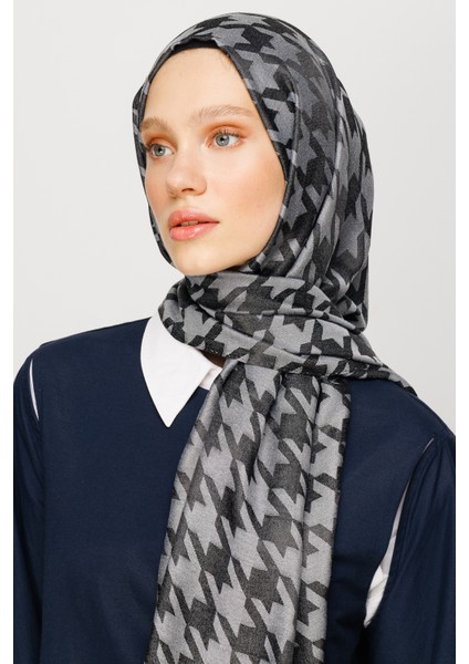 Kazayağı Desen Parlak Jakar Şal indirimleri