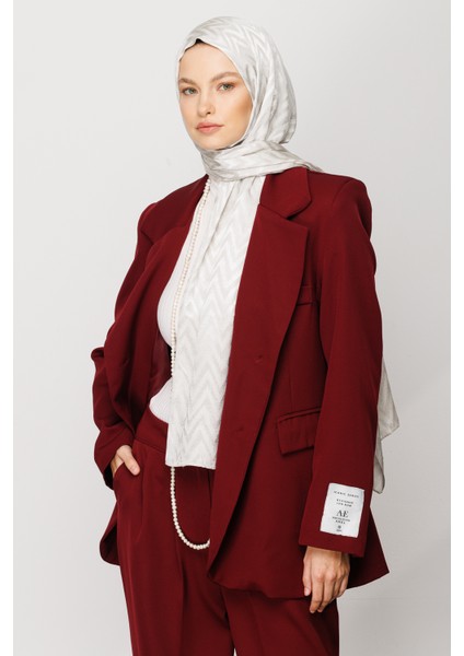 Zikzak Desen Parlak Jakar Şal modelleri