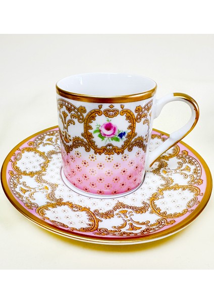 Tek Kişilik Kahve Fincan Takımı Flower
