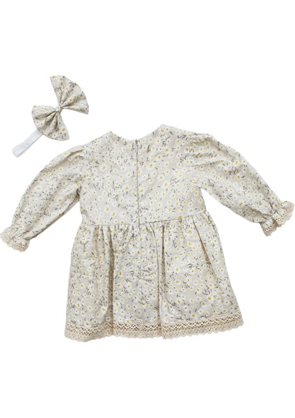 Lara Papatya Baskılı Bandanalı Bebek Ve Çocuk Elbise fiyatları