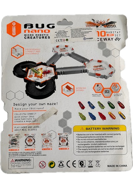 Bug Nano Habitat Seti Ek Yarış Yolu 6 Parça (001) fiyatları