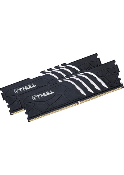 Vortex 32GB Kıts (2X16GB ) 6000MHZ CL30 1,3V Black Heatsınk Ddr5 Ram THL-PCVTX4800D5-32G-B