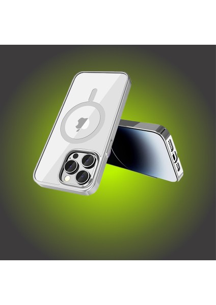 iPhone 14 Pro Max Kılıf Magsafe Özellikli Titanyum Seri Silikon Kapak indirimleri