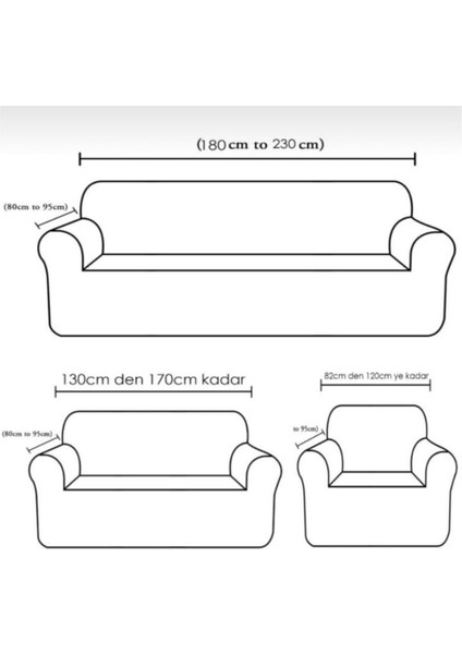 Likralı 3+2+1+1 Lastikli Koltuk Takımı Kılıfı. Çekyat Koltuk Örtüsü Streç Esnek Kanepe Kılıfı