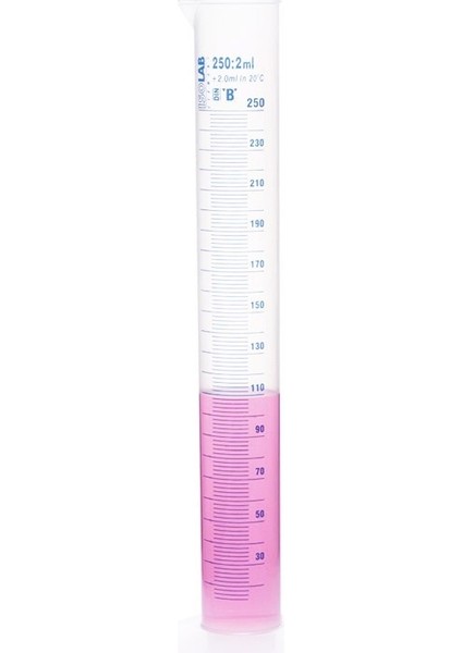 Mezür - Uzun From - P.p - B Kalite - Mavi Skala - 10 ml