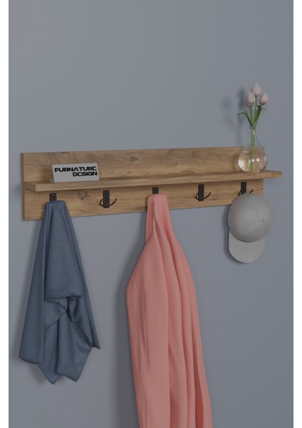 Portmanto Duvar Askılığı Antre Hol Askılık Atlantik Çam