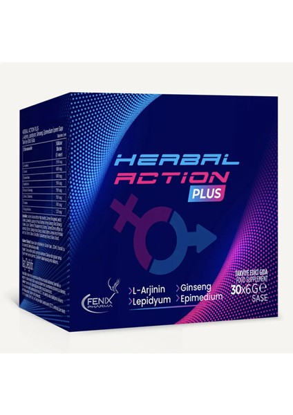 Herbal Action Plus 30 Saşe