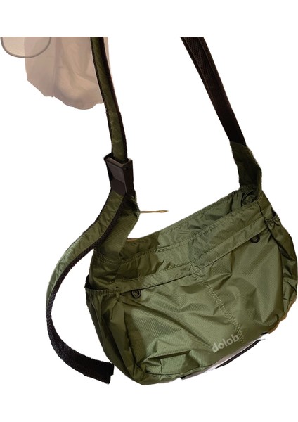 Oxford Bez Çanta Büyük Kapasiteli Kadın Çantası Tembel Tarzı Tek Omuz Crossbody Çanta 2023 Yeni Moda Rahat Tuval Trendi (Yurt Dışından)