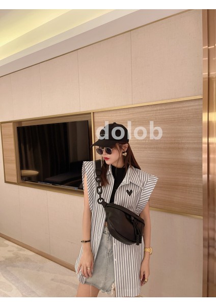 Kadınlar Için Çantalar 2022 Yeni Akrilik Zincir Ekleme Bel Çantaları Erkekler ve Kadınlar Için Göğüs Çantaları Çiftler Tek Omuz Crossbody Çanta Göğüs ve Omuz Çantaları (Yurt Dışından)