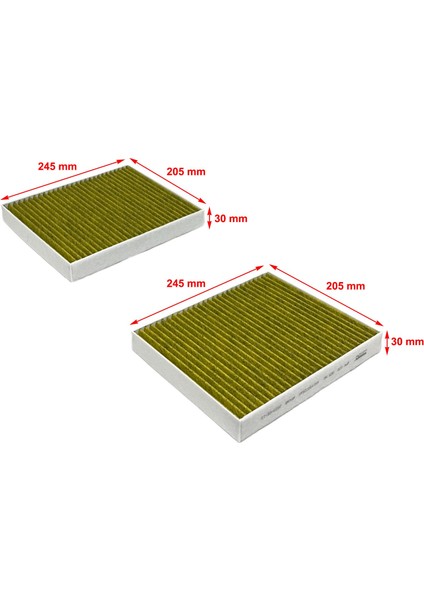 Bmw 6 Serisi F06-F12-F13 2010-2018 Karbonlu Polen Filtresi fiyatları