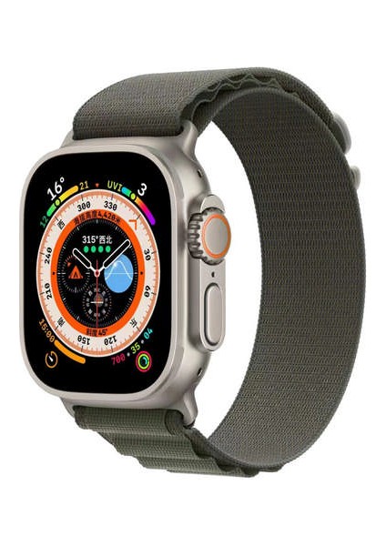 Apple Watch 45MM Mountain Kordon - Yeşil