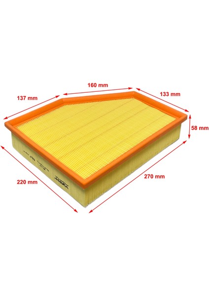 Bmw-6 G32 620D-630İ-640İ-(620D-630İ-640İ X-DRIVE)-(620D-630İ-640İ Hybrid) 2017 Sonrası Hava Filtresi fiyatları