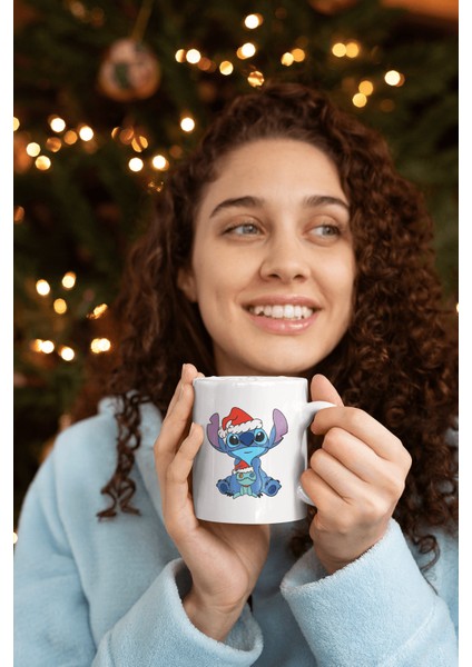 Stitch Yılbaşı Kupa Bardak