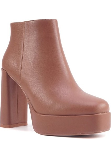 Sarıela 3pr Taba Kadın Topuklu Bot fiyatları