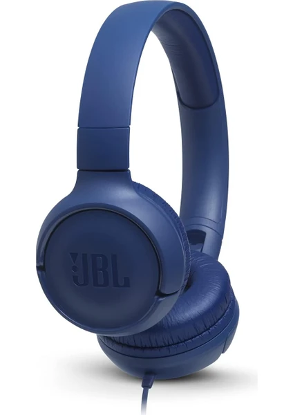 Jbl Tune 500 Kulak Üstü Mavi Kablolu Kulaklık