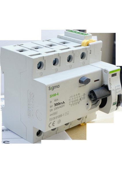 Elektrik SCRC03 Otomatik Yeniden Kurma Ünitesi + 4X40 300MA Kaçak Akım Rölesi