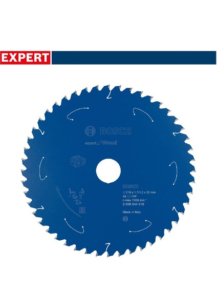 Expert 216X30 mm 48 Diş Ahşap Daire Testere 2608644519