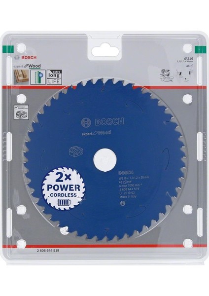 Expert 216X30 mm 48 Diş Ahşap Daire Testere 2608644519 fiyatları