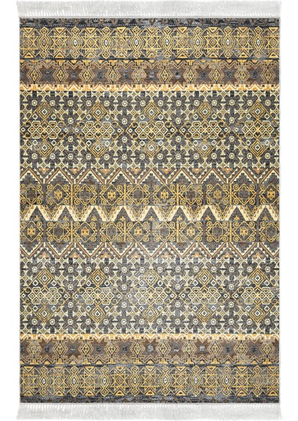 Dijital Salon Halısı Trend Keçe Kaymaz Taban Saçaklı Iskandinav Judie Renkli fiyatları