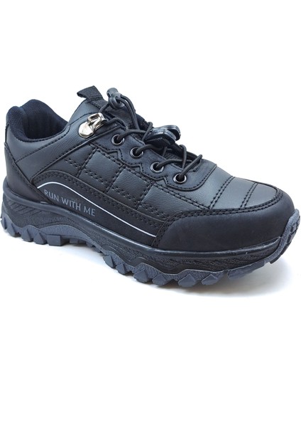 28-35 Ayakkabı Bot Trekking Model Comfort Lastik Bağlı Ayakkabı