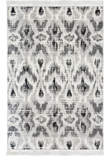 Dijital Salon Halısı Trend Keçe Kaymaz Taban Saçaklı Iskandinav Annika Gri fiyatları