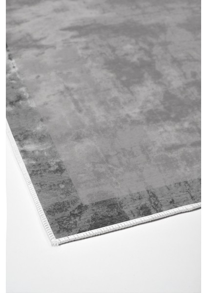 Dijital Salon Halısı Yıldız Deri Kaymaz Taban Modern Amelia Gri fırsatları