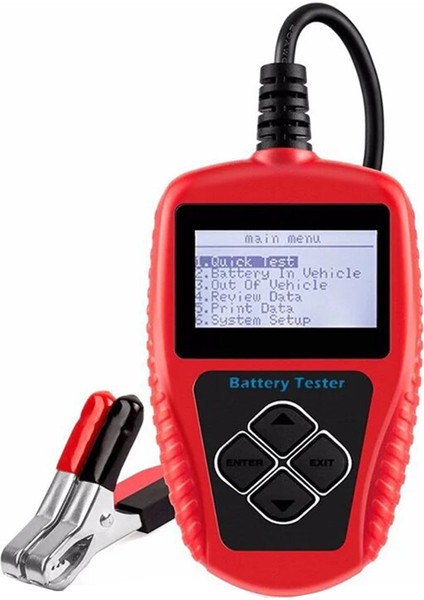 Powermaster BA101 12V 30-220AH Akü Test Cihazı Marş ve Şarj Alternatör Sistemi Test Cihazı