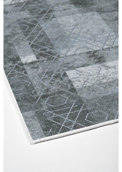 Dijital Salon Halısı Star Pamuk Kaymaz Taban Iskandinav Page Mavi fırsatları