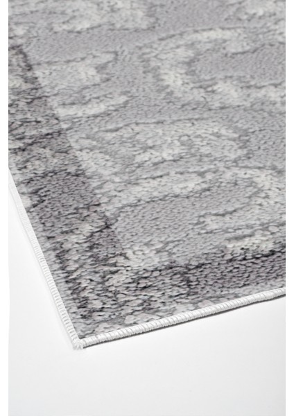 Dijital Salon Halısı Yıldız Deri Kaymaz Taban Modern Storm Gri fırsatları