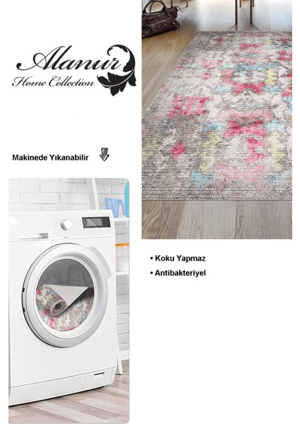 Dijital Salon Halısı Trend Keçe Kaymaz Taban Modern Gertie Renkli modelleri