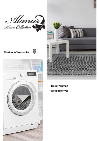 Dijital Salon Halısı Trend Keçe Kaymaz Taban Modern Christie Gri modelleri