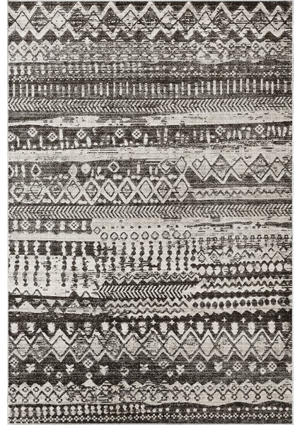 Dijital Salon Halısı Yıldız Deri Kaymaz Taban Iskandinav Ysabel Antrasit fiyatları