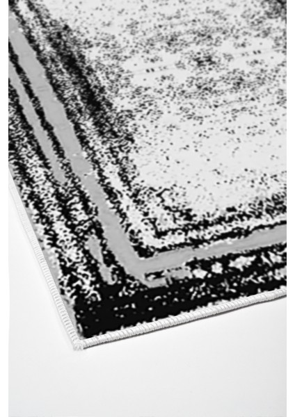 Dijital Salon Halısı Trend Keçe Kaymaz Taban Modern Mollie Siyah fırsatları